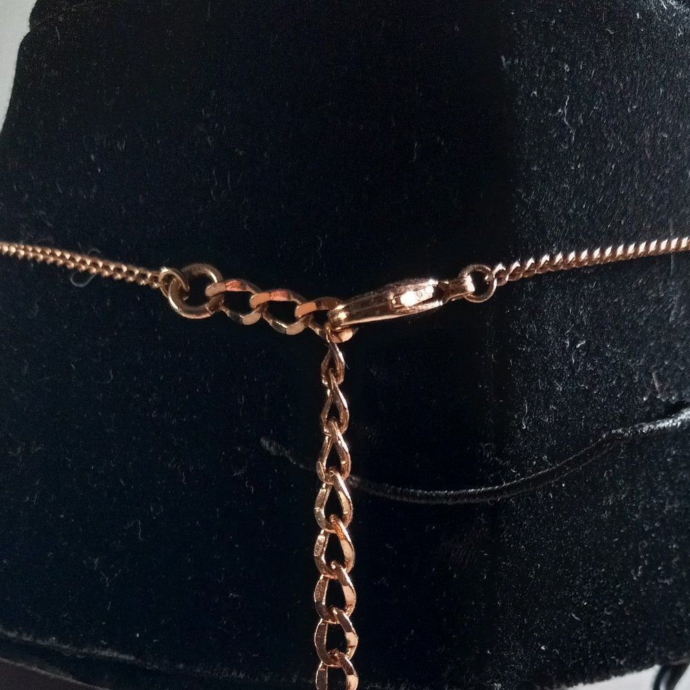 Givenchy Crystal Element With Double Drop Necklac… - image 4